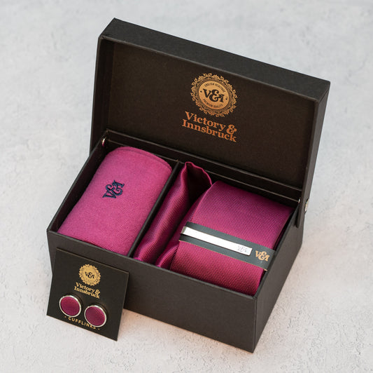 Raspberry: A Vibrant Colour Scheme with Stylish Groomsmen Ties