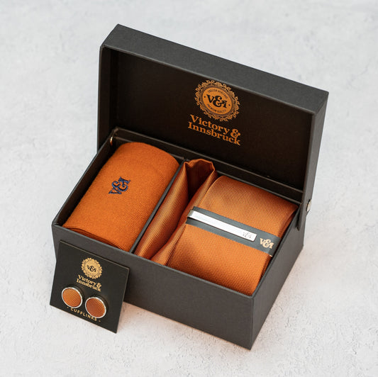 The Charm of Burnt Orange as a Wedding Colour Scheme and its Stylish Impact on Groomsmen Attire