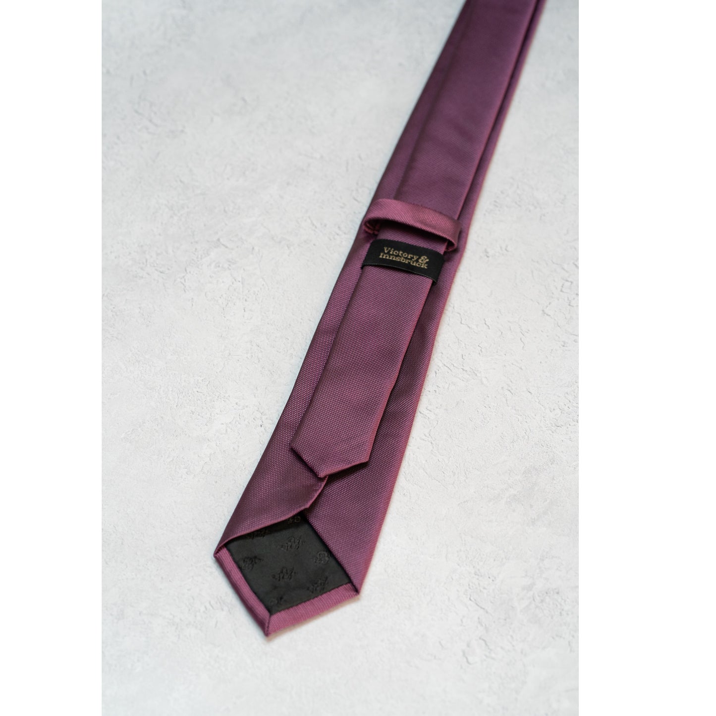 DARK PURPLE TEXTURED TIE SET