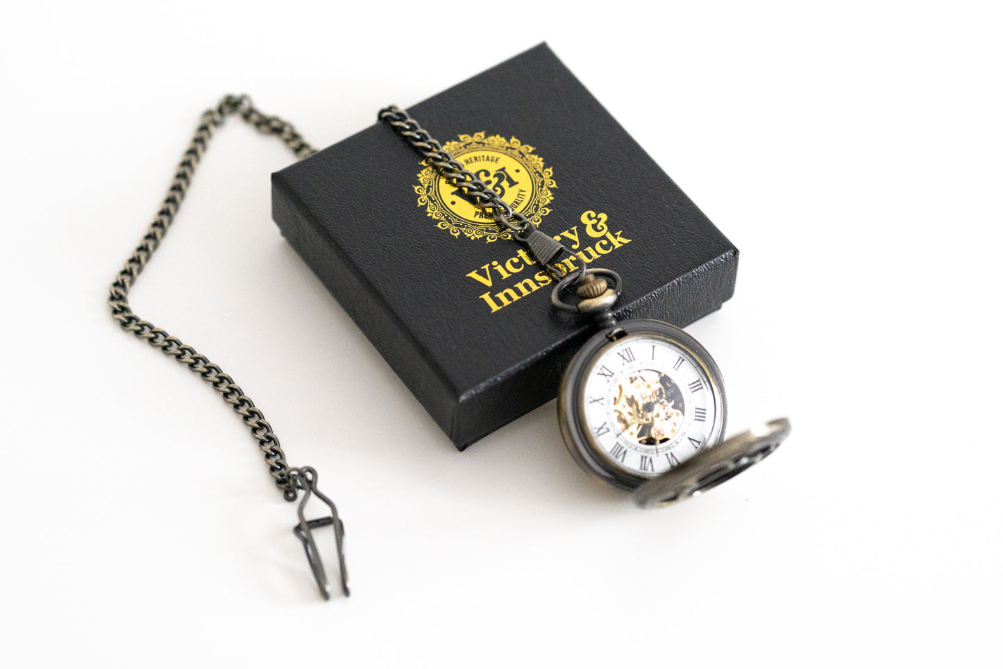 Steampunk Pocket Watch | Bronze | The Percy