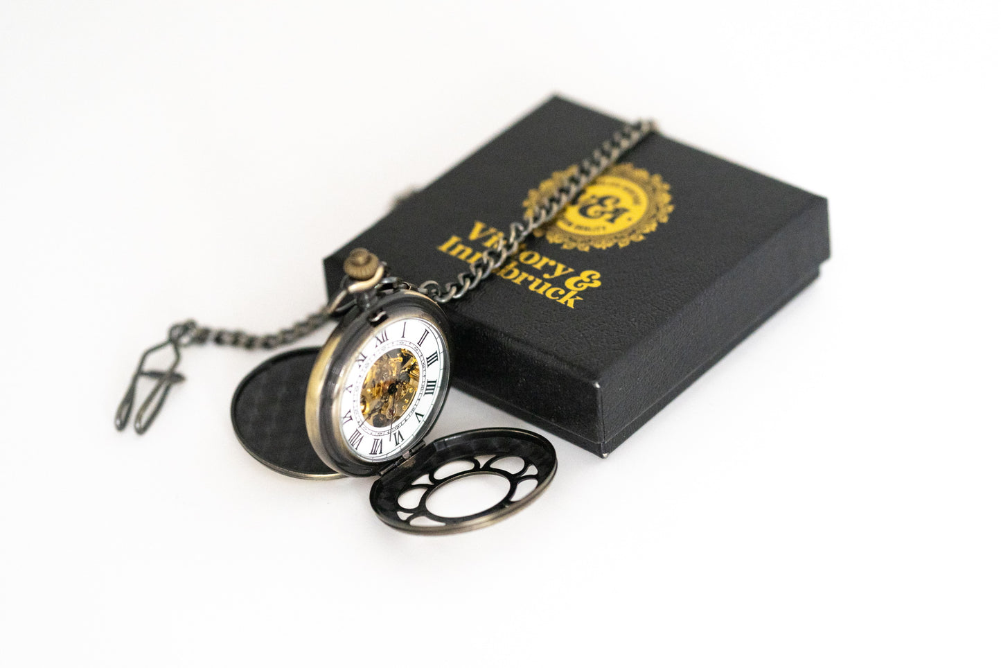 Steampunk Pocket Watch | Bronze | The Percy