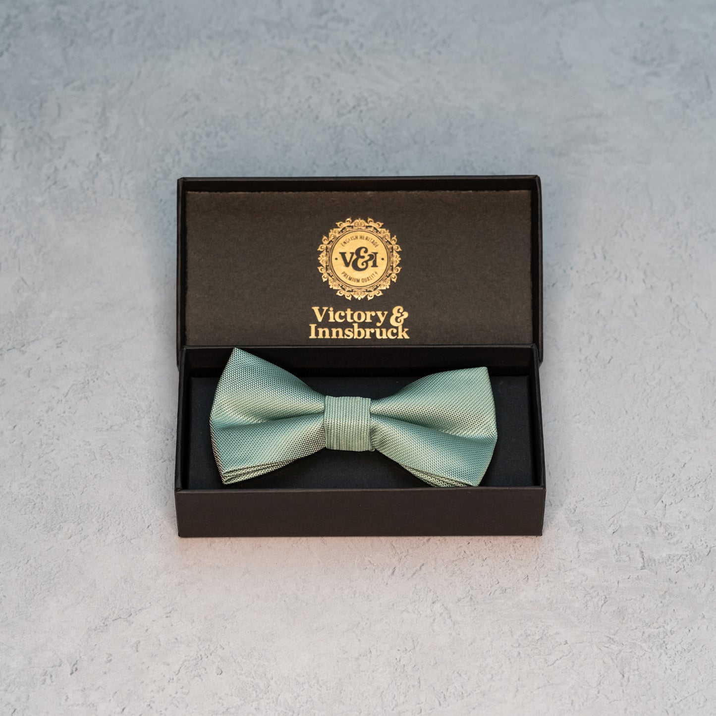 Sage Green Textured Bow Tie