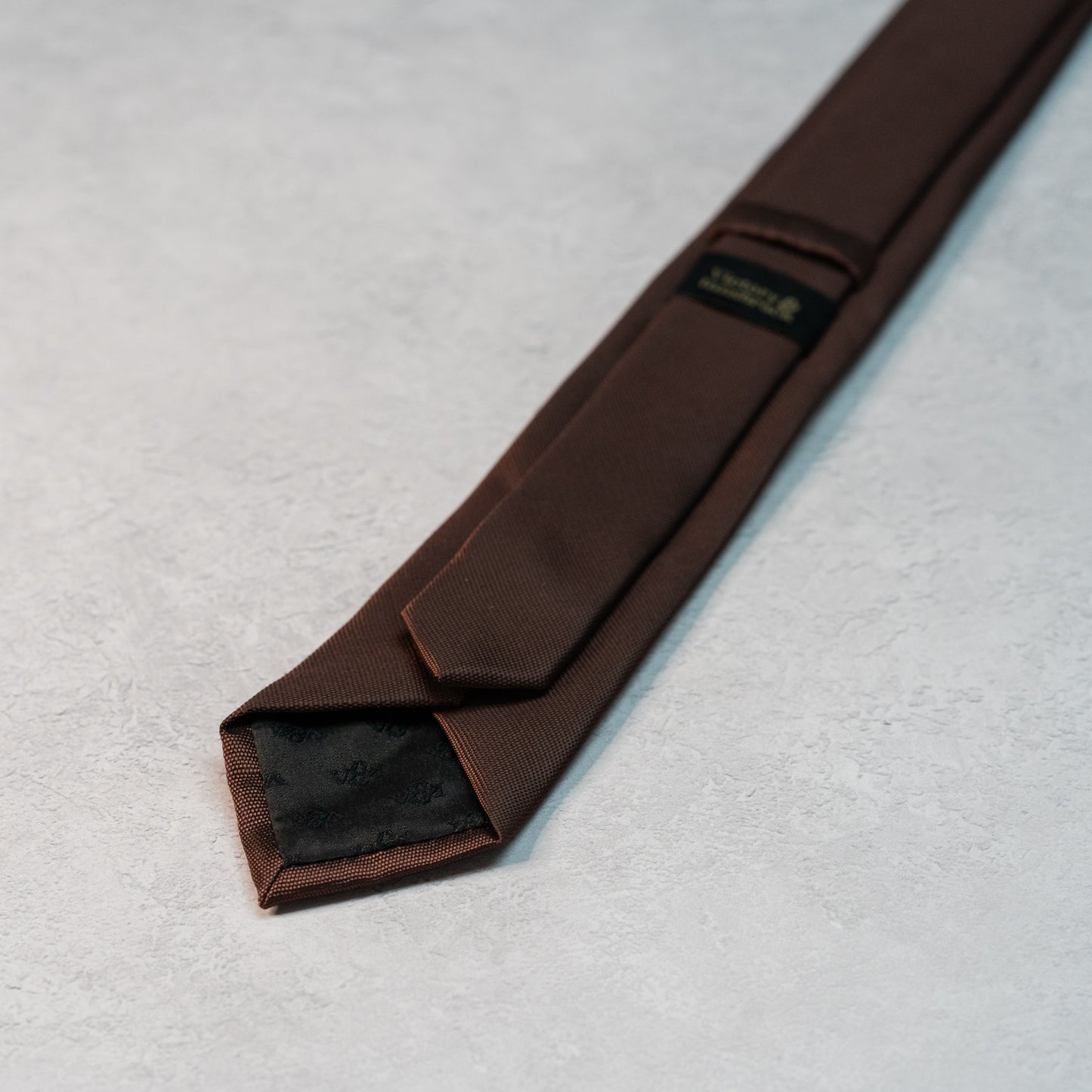 BOY'S CHOCOLATE BROWN TEXTURED TIE & POCKET SQUARE