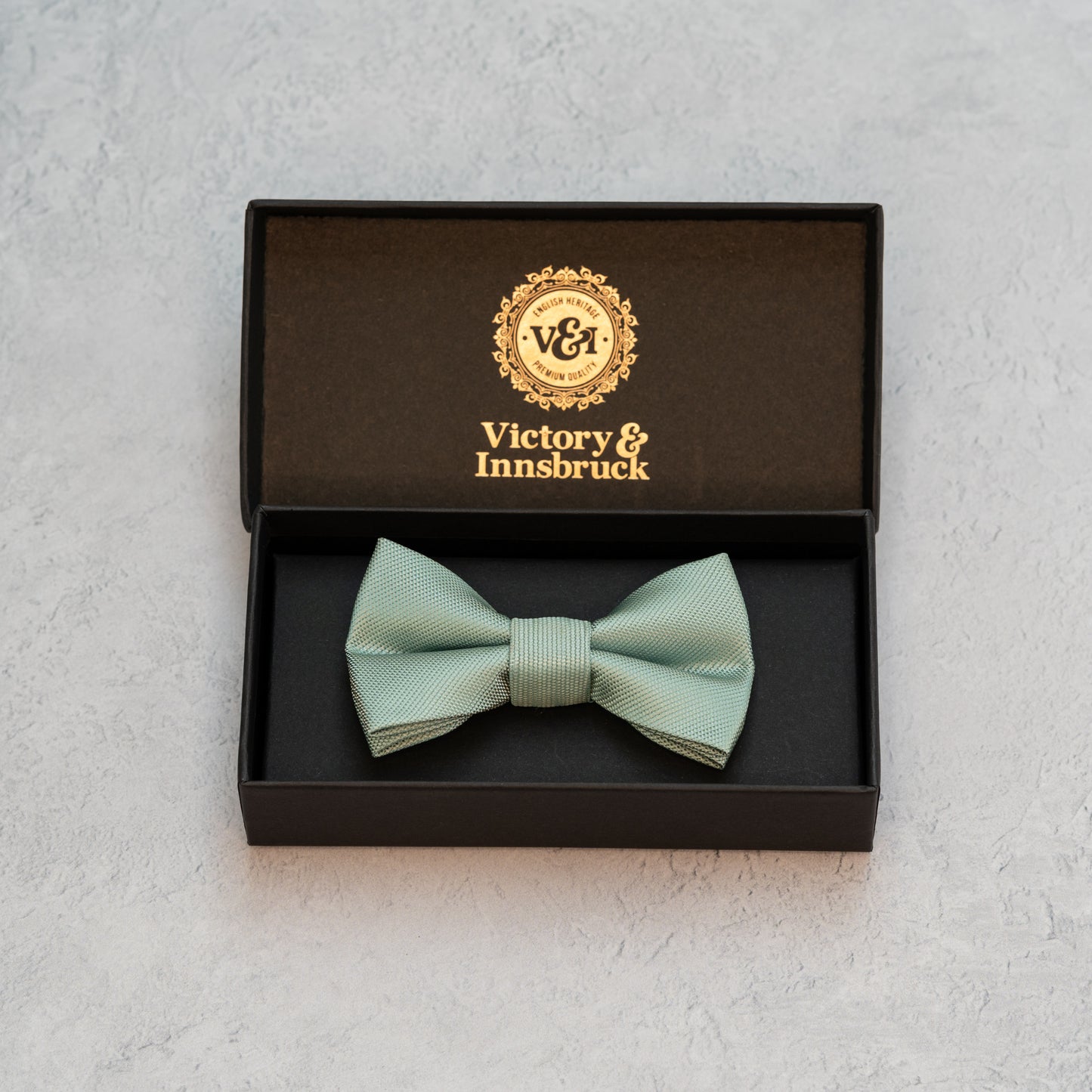 BOY'S SAGE GREEN TEXTURED BOW TIE