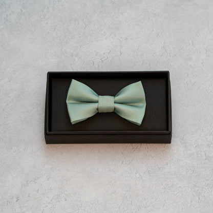 BOY'S SAGE GREEN TEXTURED BOW TIE