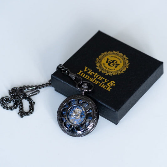 The Armstrong | Steampunk Pocket Watch | Gunmetal