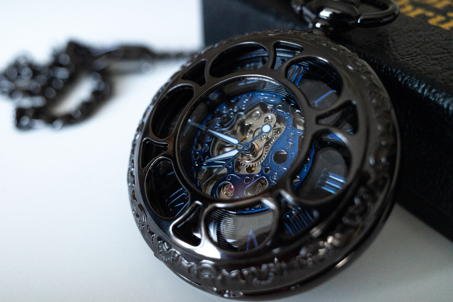 Steampunk Pocket Watch | Gunmetal | The Armstrong