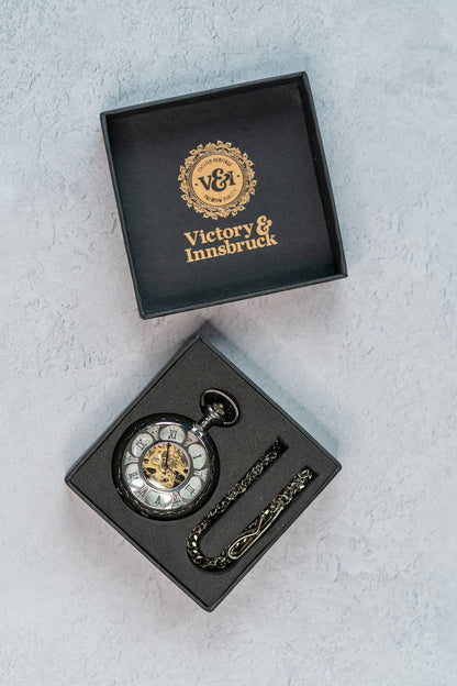 Steampunk Pocket Watch | Silver | The Milburn