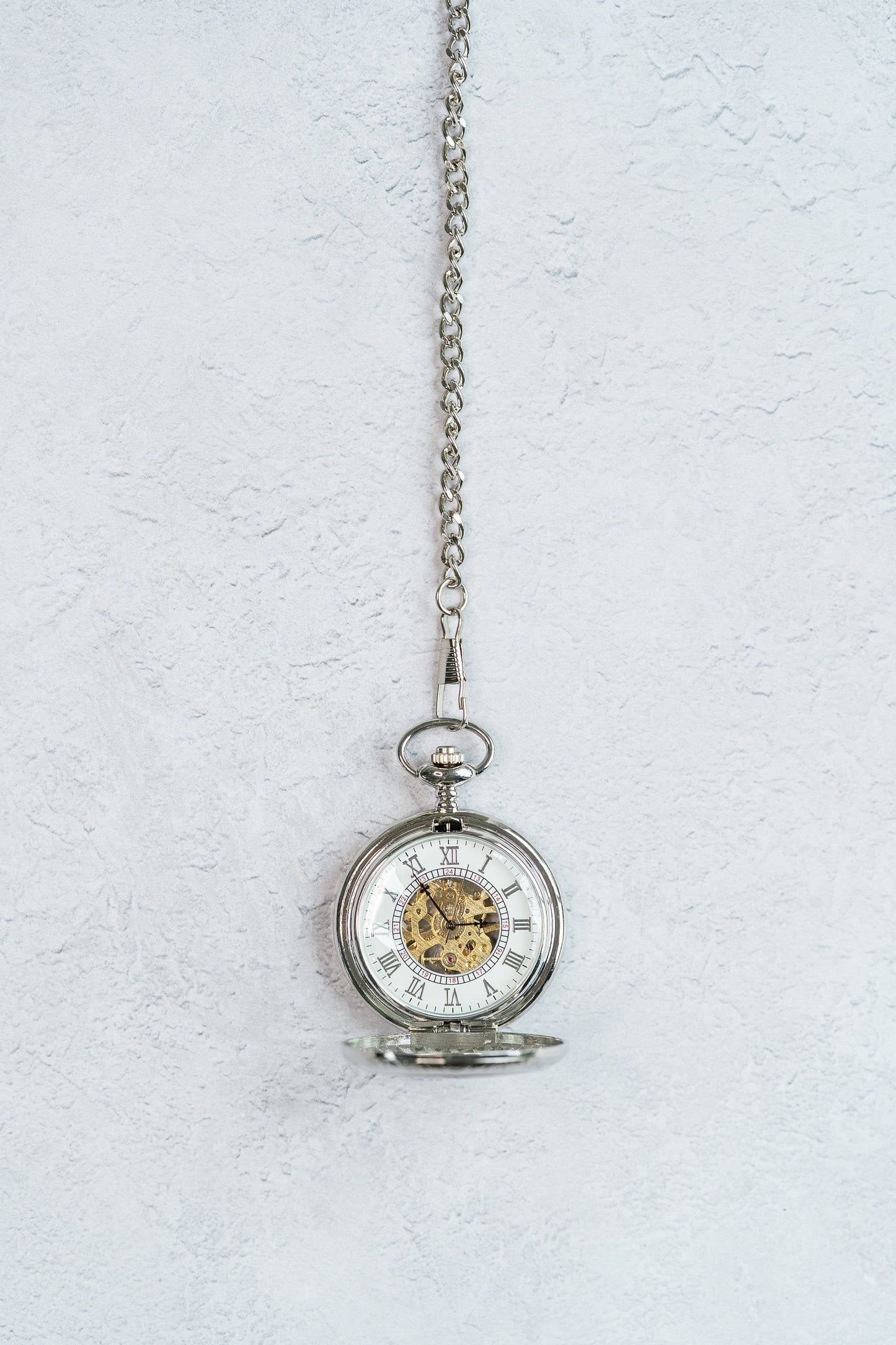 Steampunk Pocket Watch | Silver | The Milburn